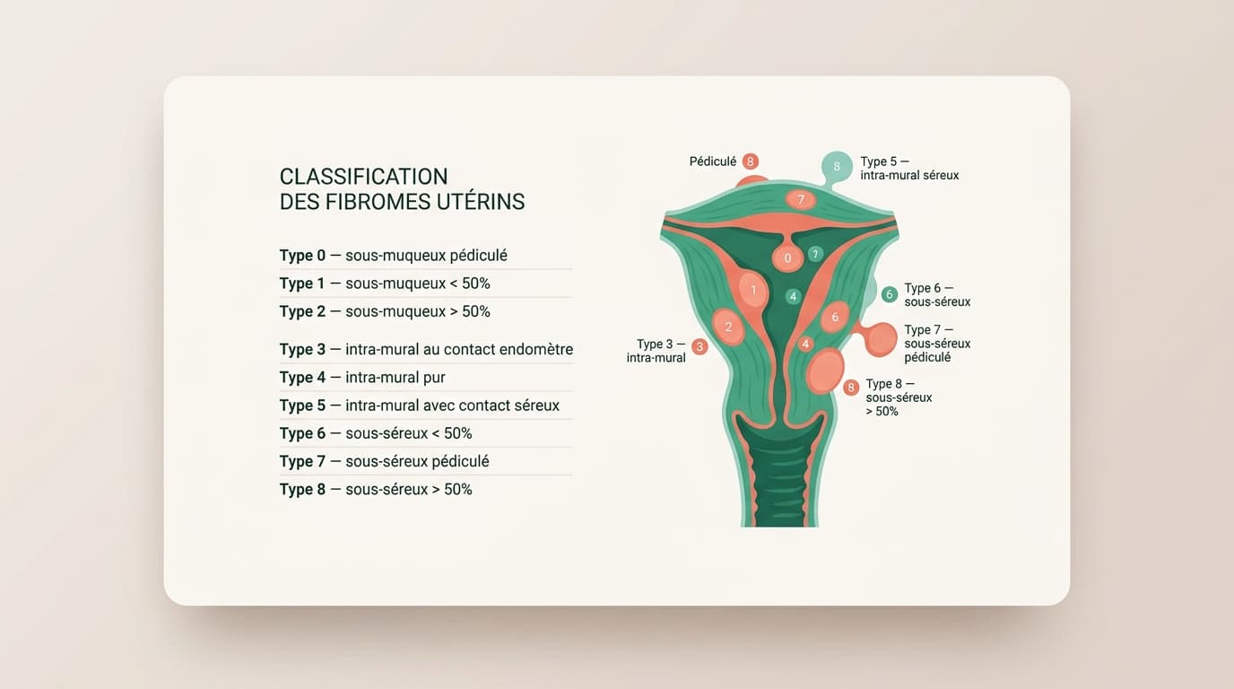 Fibromes utérins : symptômes, classification FIGO et traitements