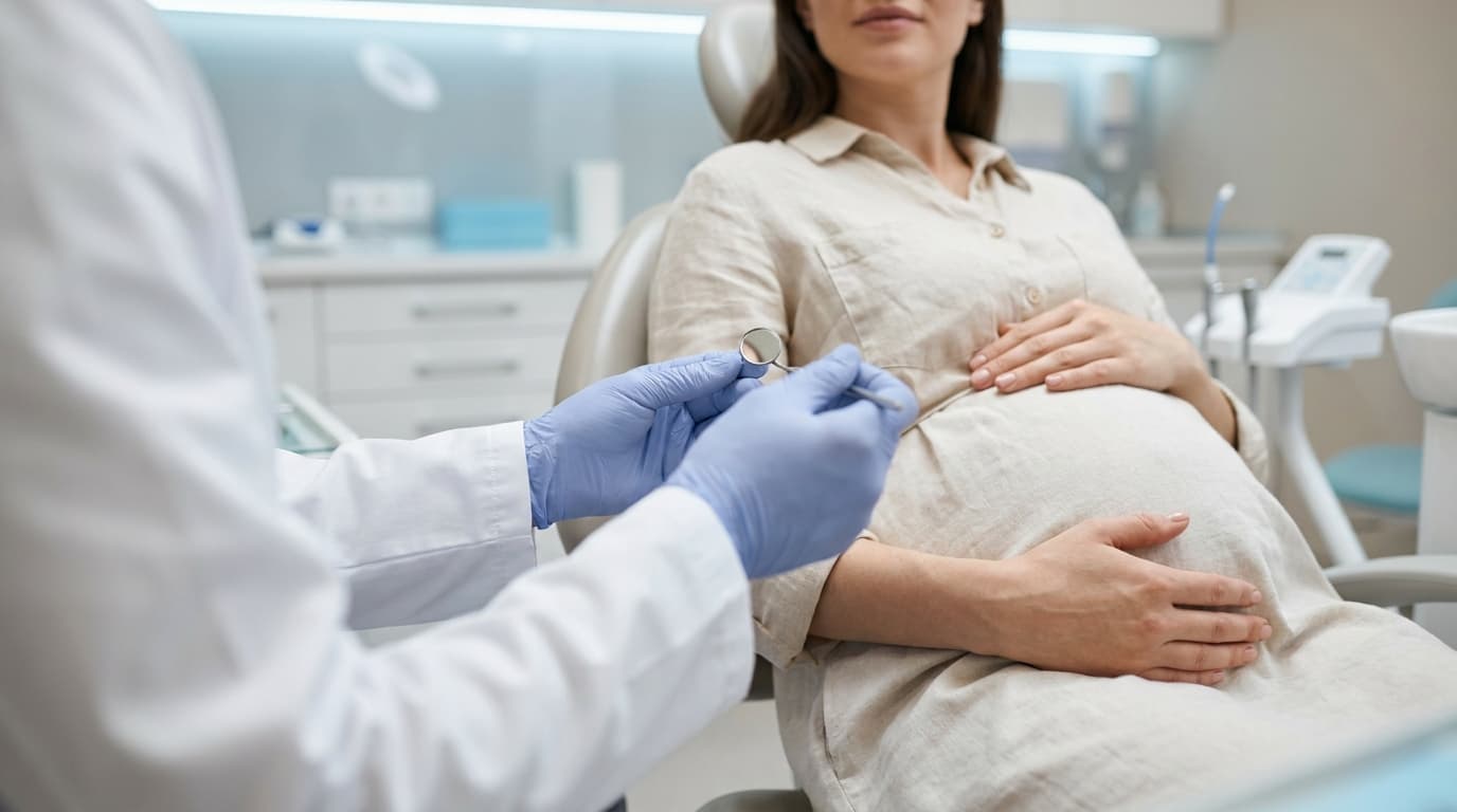 Santé bucco-dentaire pendant la grossesse : soins autorisés