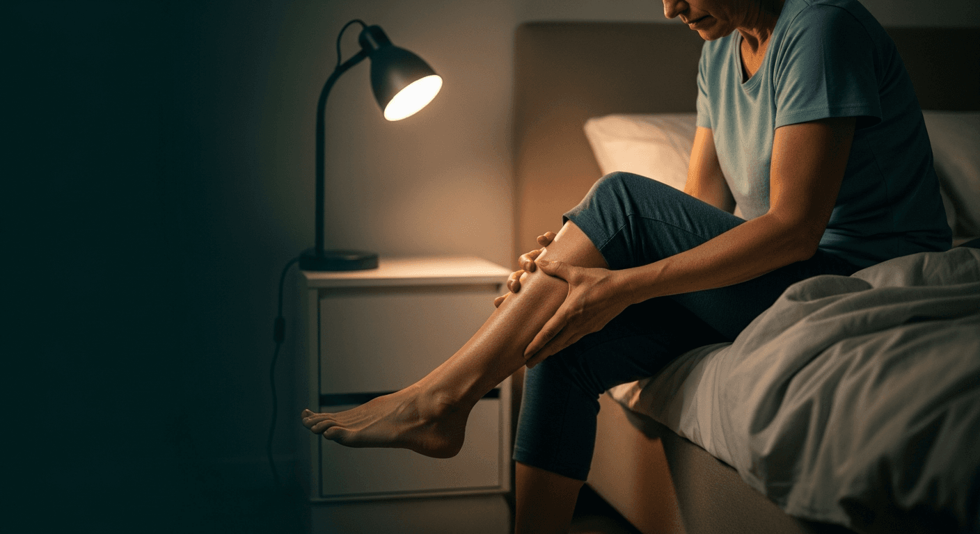 Syndrome des jambes sans repos : critères, bilan fer et traitement